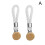 (A) Beech Round Head Storage Clip Hanging Rope Clips Kitchen Towel Clip 1