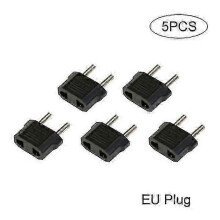 5-Piece Travel Adapter Set for Converting 110V to 220V, Ideal for International Trips