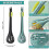 Nylon Multifunction Manual Whisk for Coffee and Hot Chocolate, Soft-Handle Kitchen Tool 2