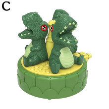 (Coffee) Dinosaur Sprinkler for Kids-Cute Outdoor Water Toy Spray Swimming Pool Toy