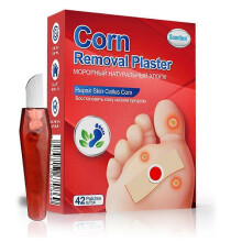 Foot Corn Patch 42 Pieces/box Foot Corns Removal Foot Warts Foot Calluses