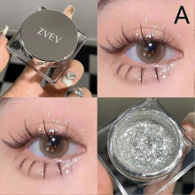 (A)Single Glitter Eyeshadow Makeup Highlighter Pigments Cosmetics