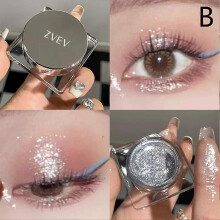 (B)Single Glitter Eyeshadow Makeup Highlighter Pigments Cosmetics
