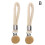 (A) Beech Round Head Storage Clip Hanging Rope Clips Kitchen Towel Clip 4