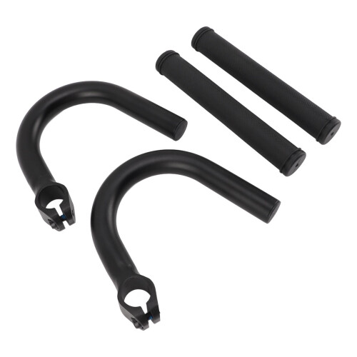 Increased Height Rest Handlebar Al Alloy Black 1