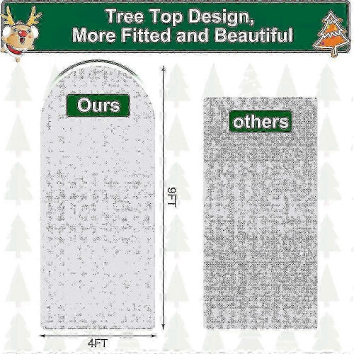 9 x 4ft Upright Christmas Tree Storage Bag, Adjustable and Made from Durable Non-Woven Material 1