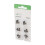 6pcs Click Sleeve Set, Silicone, Black S 14