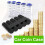 (Black) Coin Collection Box, Coin Separation Box, 5-compartment Coin Collection Box 2