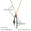 Stainless Steel Bead Chain Unique Design Irregular Gold-plated Palestinian 4