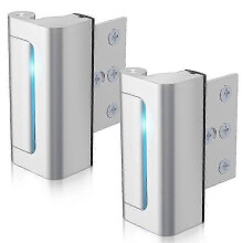 2-Pack Aluminum Alloy U-Door Reinforcement Lock with 3-Inch Security for Enhanced Home Safety