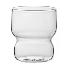 Verres à café glacé à motif ondulé créatif, verres polyvalents, verres côtelés pour boissons, design vintage pour cocktails, bières, etc.