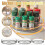 (White S)Rotating storage rack large, medium and small sets storage complete 2