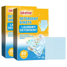 120pcs Laundry Tablets Anti-Staining Clothes Sheets Anti-String Mixing Color Laundry Soap Cleaning Clothes Supplies Detergent