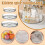 (White S)Rotating storage rack large, medium and small sets storage complete 4