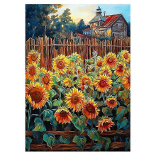 DIY Painting Kit, 30x40cm Canvas, for Relaxation and Stress Relief in the UK