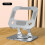 (Square Base, Silver) 360 Metal Portable Laptop Tablet Stand Riser Bracket Adjustable Holder For Desk 1
