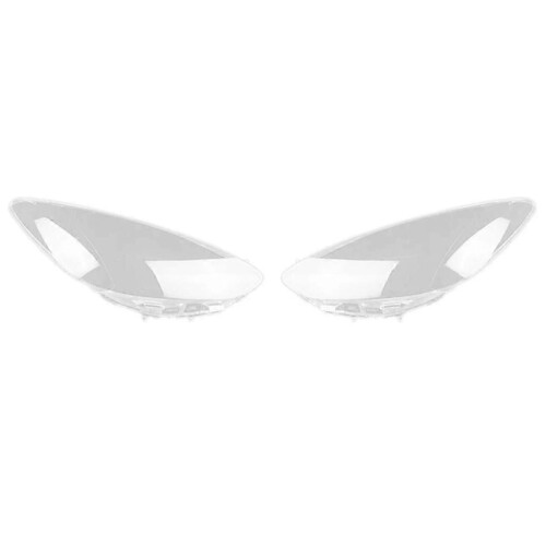 Clear Headlight Covers Pair for Mazda 2 Models from 2007 to 2014 - Durable Protection