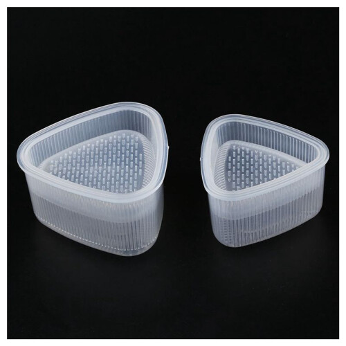 4 PCs Triangular Form Sushi Mold Onigiri Rice  Frame Food Mould Decorating Tools 1