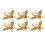 Shoe Clips 6pcs Bee Shape Pearl Alloy 3.5x4.7cm 1