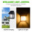 (white) LED Solar Bulb Light Outdoor Solar Lamp With Motion Sensor Solar Lights 2