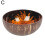 (Brown)Coconut Shell Salad Bowl Natural 1