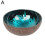 (01 Strawberry,Blue)Coconut Shell Salad Bowl Natural 2