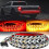 (B, 1.8m) Fall Warning Signal Driving Light Strip, Car LED Light Strip Decorative Lights 2