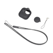 Protective Silicone Case with Lens Cover and Lanyard for Insta360 Go 3S Camera