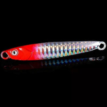 (E2-without hooks, 17G) Metal Cast Jig Spoon Lures for Sea Bass Fishing - Various Weights from 7g to 40g, Ideal for UK Shore Casting