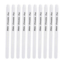 10-Pack Water Soluble Erasable Fabric Markers for DIY Tailoring, Single Head White UK Craft Tools