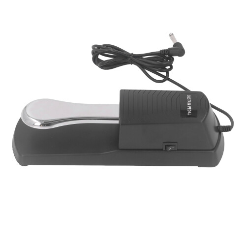 Sustain Pedal Universal 6.35mm, 1.5m Striped Shell
