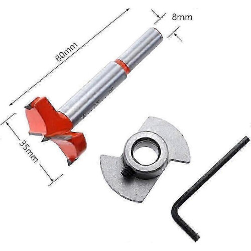 35MM Concealed Hinge Jig with Forstner Drill Bit Set - Essential for UK Cabinet Making and DIY 2