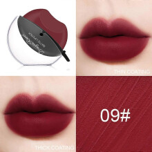 (Auntie Colours) Lazy Lipstick Girls Matte Makeup Waterproof Long Lasting Non-Stick Cup Lip Gloss