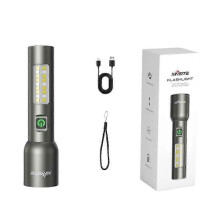 Ultra-Bright Zoomable Torch with Adjustable Beam for Outdoor Adventures and UK Emergency Use