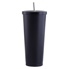 Gobelets réutilisables avec couvercles, articles de boisson personnalisables avec tasses à double paroi isolées pour conserver le thé aux perles,