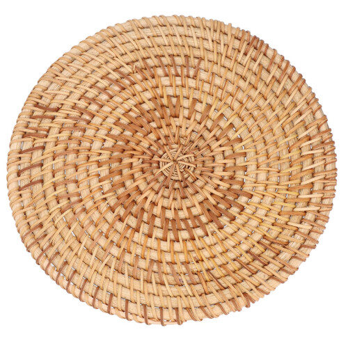 Πλενόμενο σουπλά από φυσικό rattan, με πυκνή ύφανση, αντιολισθητικό, στρογγυλό 2