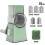 (green) Sustease Cheese Grater,Sustease Rotary Cheese Grater with Handle,Kitchen Graters 1