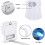 2-Pack 16 Colors Toilet Light Inside Bowl Human Motion Sensor Night Light 4
