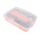 Pink 5-Compartment Stainless Lunch Box 30x24.5x7cm 2