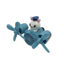 (rabbit) Car Air Freshener Lovely Animal Pilot Rotating Propeller Air Outlet Fragrance Diffuser