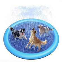 (80cm)Fidofaves Splash Pad for Dogs, Fidofaves Splash Pool, Dog Splash Pad for Dogs