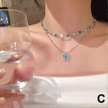 (Red) Summer Cool Double Butterfly Necklace