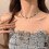 (B) Summer Cool Double Butterfly Necklace 1