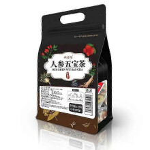 Natural Ginseng Five Treasure Tea with Kidney Support - 25-Bag Chinese Herbal Blend for UK Drinkers