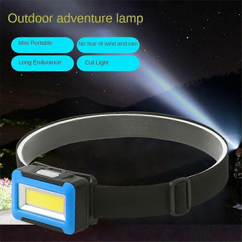 (red) Mini COB LED Headlight Emergency 3 Switch Modes Waterproof Headlamp Camping Lamp 1