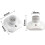 E27 Screw Ceiling Light Socket for Indoor Wall Lamp, Ac 230v, E27 Led Bulb Holder, Plastic Base E27 Socket for Garage Workshop Ceiling, Set Of 2 - PJ 3