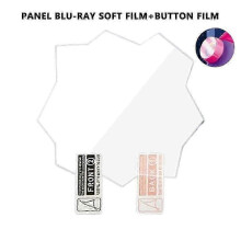 (Blue.Light.soft.film, panel.button.film) Tamagotchi Paradise Fun Park Screen Protector Film - Automatic Application for Enhanced UK Gaming Experience