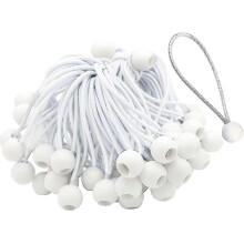 50 Pack Long Buckle Bungee Cords for Marquees, Tents, Banners And Tarps