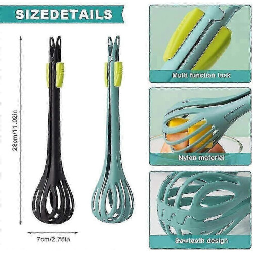 Nylon Multifunction Manual Whisk for Coffee and Hot Chocolate, Soft-Handle Kitchen Tool 1