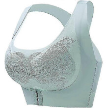 (Size XXXL, Green) Ladies Seamless Beauty Back Underwear No Steel Ring Sports Bra Sexy Push Up Comfortable Underwear Thin Sports Bra - PJ